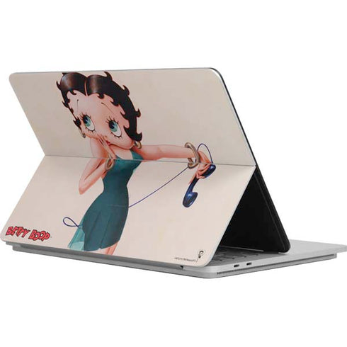 Betty Boop On the Phone Surface Laptop Studio Skin